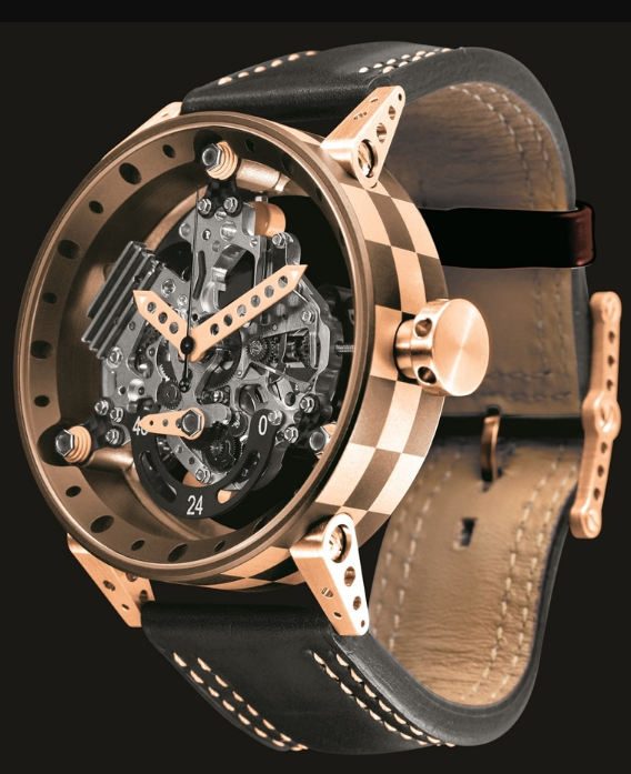 Luxury BRM R50 rose gold Replica Watch